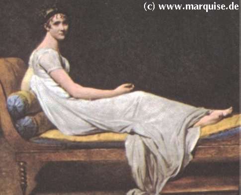 Madame Recamier by Jacques Louis David, 1800